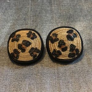Leopard Print Earrings